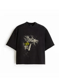 Novare "Crown of Thorns" Boxy Tee — Vintage Onyx