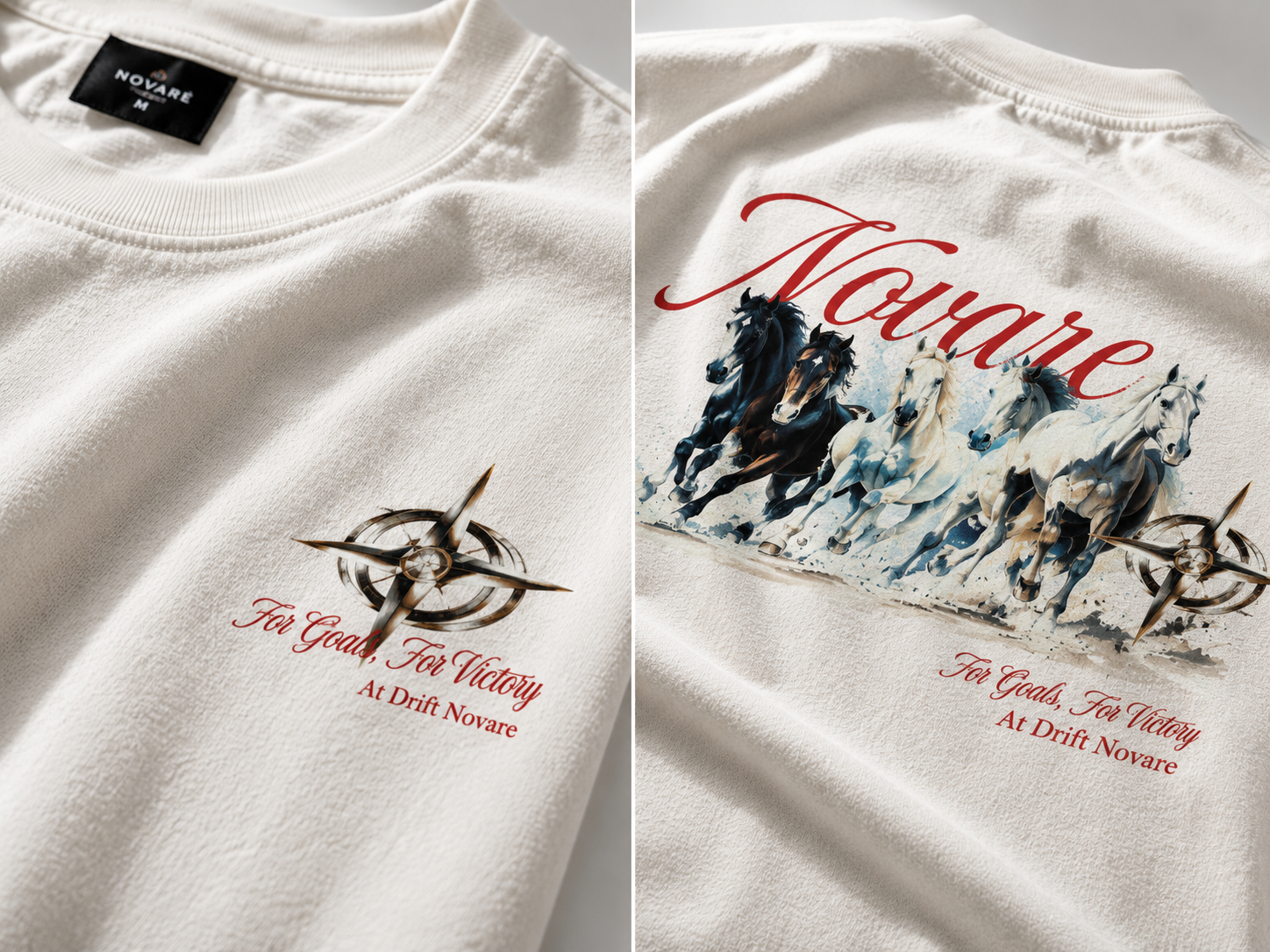 Novare "No Guts No Glory" Over-Sized Tee — Novare Studio Edition