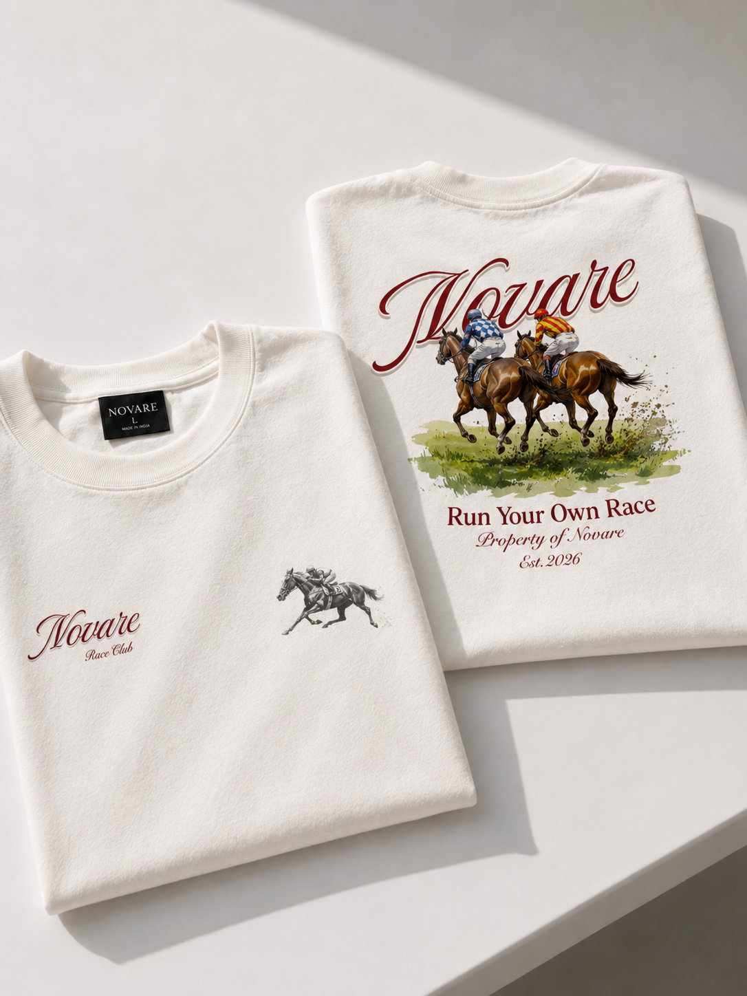 Novare "No Guts No Glory" Over-Sized Tee — Novare Studio Edition