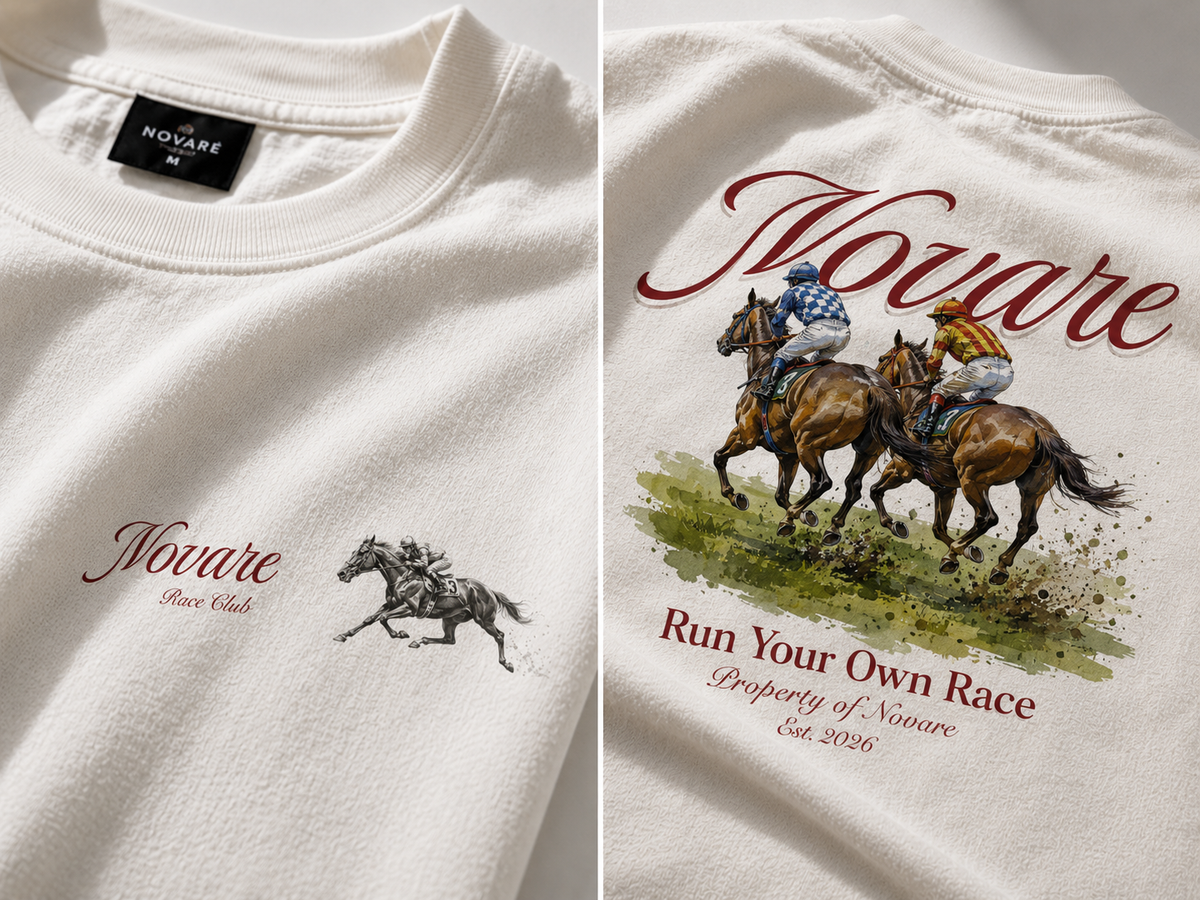Novare "No Guts No Glory" Over-Sized Tee — Novare Studio Edition
