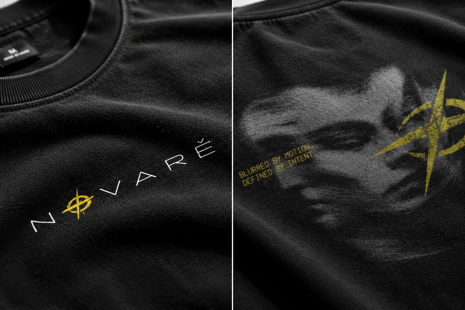 Novare "Defined by Movement" Boxy Tee — Vintage Onyx