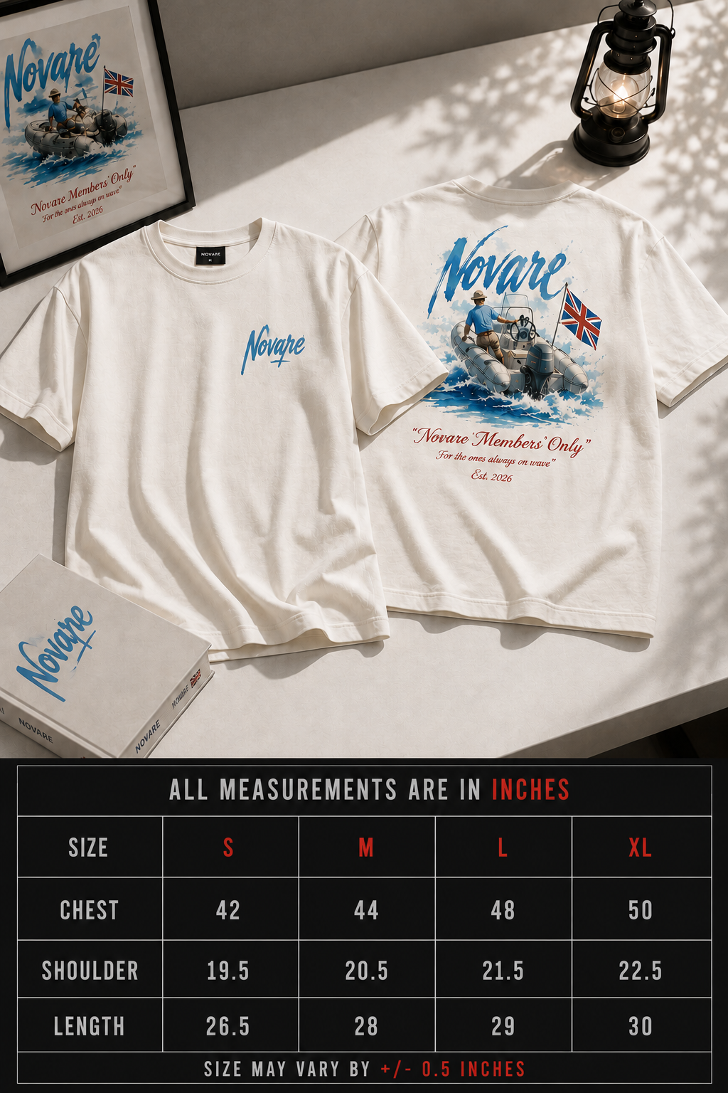 Novare Members Only Over-Sized Tee — "Built in Transition"