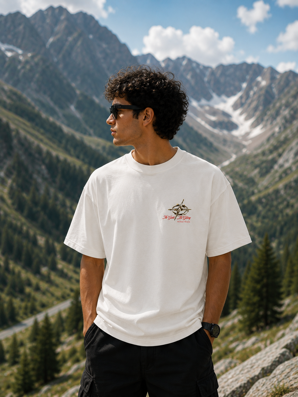 Novare "No Guts No Glory" Over-Sized Tee — Novare Studio Edition