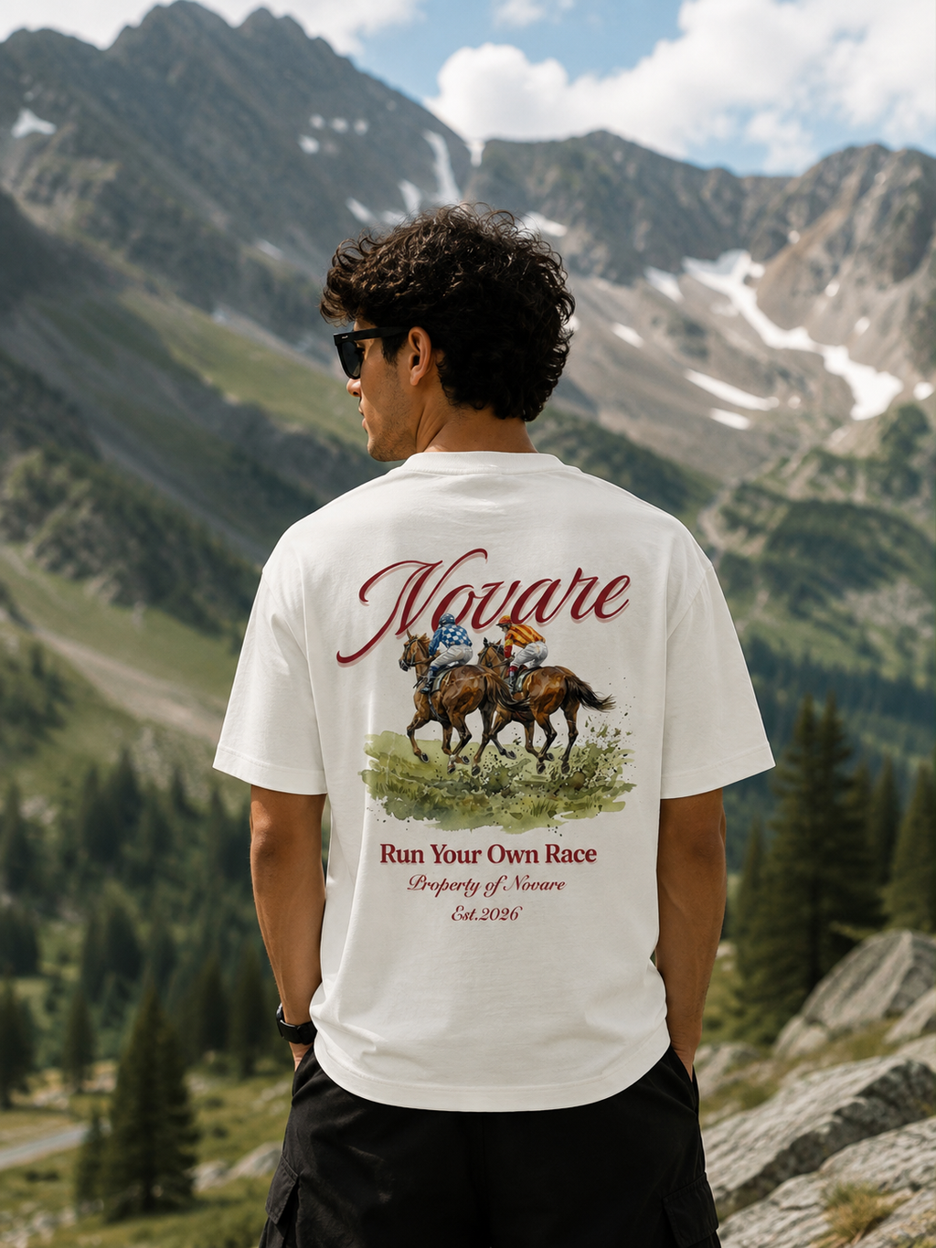 Novare "No Guts No Glory" Over-Sized Tee — Novare Studio Edition