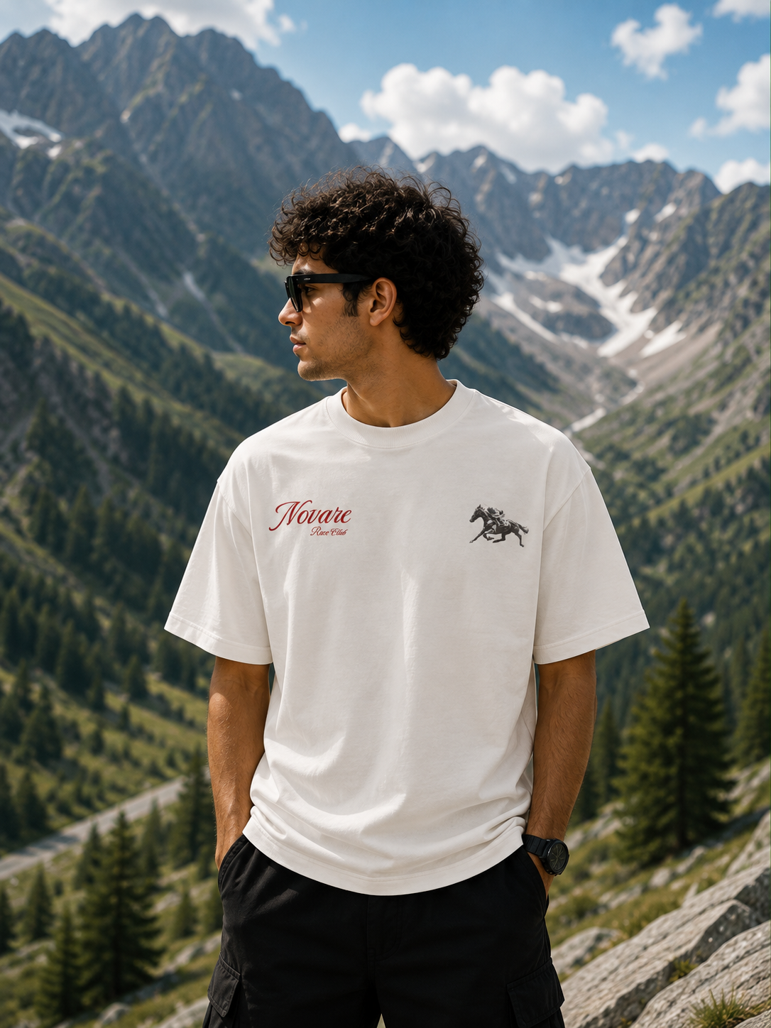 Novare "No Guts No Glory" Over-Sized Tee — Novare Studio Edition